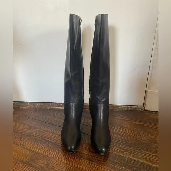 Clarks Sz 10 Knee High Leather Boots - Picture 4 of 8